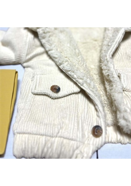 Peluşlu Kadife Mont - Bej - 9 Ay Bej fiyatları