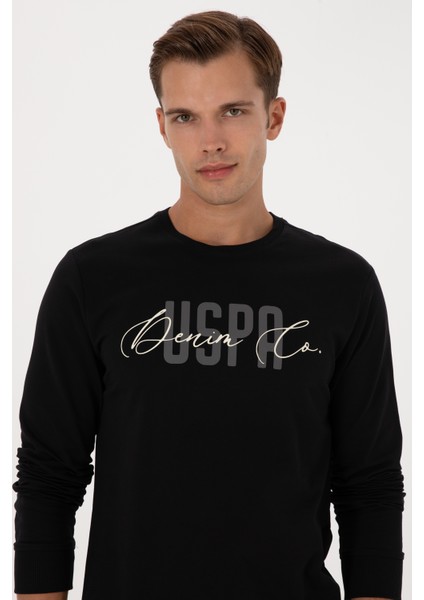 Erkek Siyah Sweatshirt 50315570-VR046 fiyatları