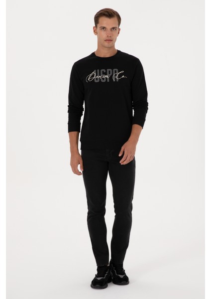 Erkek Siyah Sweatshirt 50315570-VR046 fırsatları