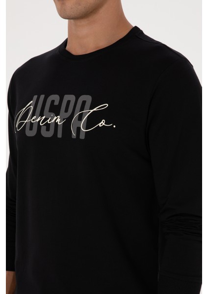 Erkek Siyah Sweatshirt 50315570-VR046