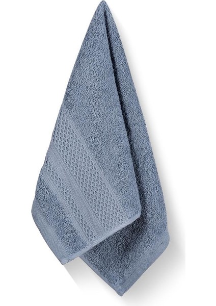 Softy - %100 Doğal Pamuklu Misafir Banyo / Mutfak Havlusu - 30X50 cm Mavi modelleri