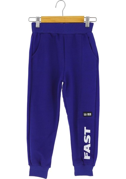 Fast Baskılı Iki Iplik Şardonsuz Eşofman Alt - Atabay - ATA30728.0 - Saks - 2 - 3 Yaş - ATA30728.0-SAKS-2 - 3 Yaş Saks