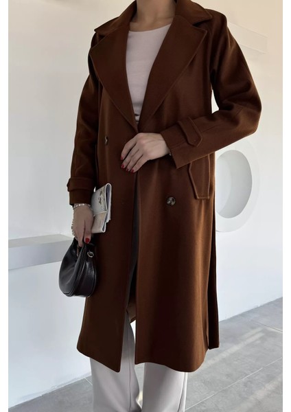 Kadın Kruvaze Yaka Kaşe Kaban P-00013930 modelleri