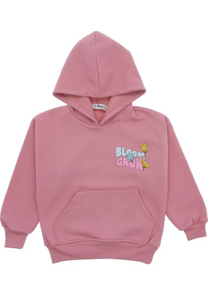 Arka BL0OM Grow Baskılı Üç Iplik Sweatshırt - Gül Kurusu - 3 - 4 Yaş - ATA30369.0-GÜL Kurus-3 - 4 Yaş Gül Kurusu