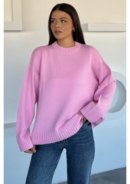 Kadın Bisklet Yaka Triko Kazak P-00018507