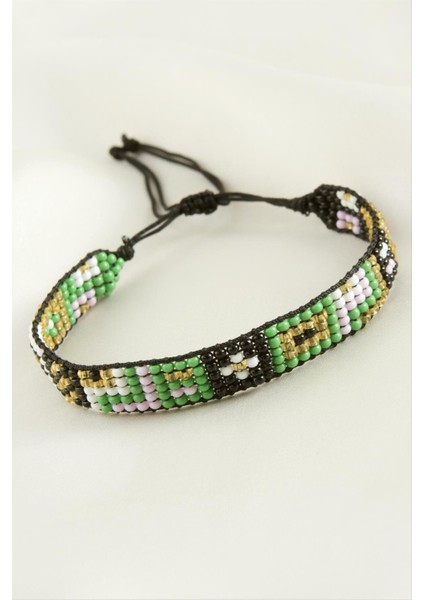 Msa-Shop Miyuki Etnik Bileklik-Yeşil fiyatları