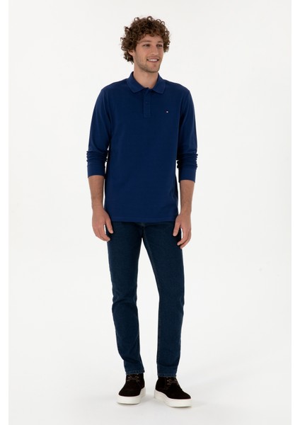 Erkek Indigo Sweatshirt 50315941-VR028 fırsatları