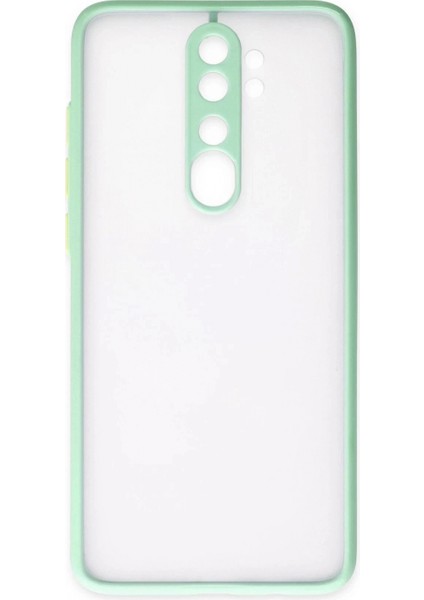 Xiaomi Redmi Note 8 Pro Kılıf Montreal Silikon Kapak - Turkuaz