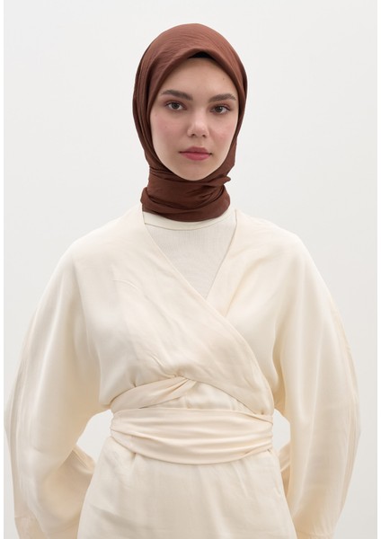 Pamuk Viskon Eşarp Kakao modelleri