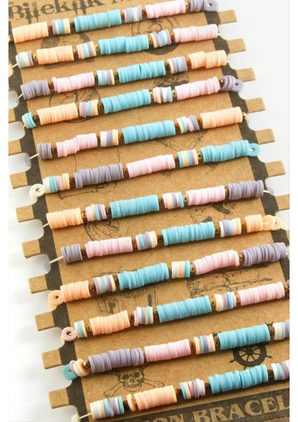 Msa-Shop Fimo Boncuk Bileklik-Renkli modelleri