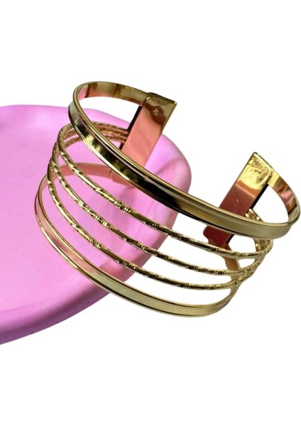 1182 Şerit Model Altın Renkli Bijuteri Bilezik modelleri