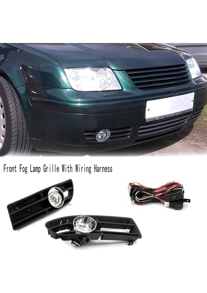 2x Ön Sis Far Montajı Sis Lambası Izgarası Vw Bora Jetta Mk4 1998-2004 (Yurt Dışından) fırsatları