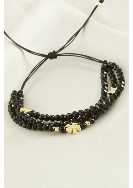 Msa-Shop Üçlü Kristal Bileklik-Turkuaz