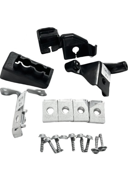 1paır Ön Far Braketi Onarım Montaj Kitleri Bmw 5 Serisi F10-2016 F07 F11 F18 63117343917 63117343918 (Yurt Dışından) modelleri