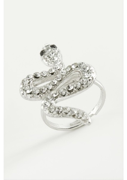 Nrtmsa Yılan Taşlı Yüzük-gümüş Rengi fiyatları