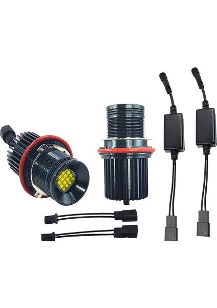 E39 G80 Far Ampulü 6000K LED Melek Gözleri Işıklar Bmw Için Canbus (Yurt Dışından) fırsatları