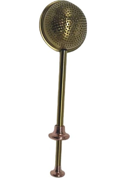 Gold Renkli Paslanmaz Çelik Pratik Çay Süzgeci