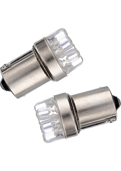 2x Beyaz 9 LED Kuyruk Sideli Uç Gösterge Işık Lambası Ampul 12V BA15S P21W 1156 (Yurt Dışından) fiyatları