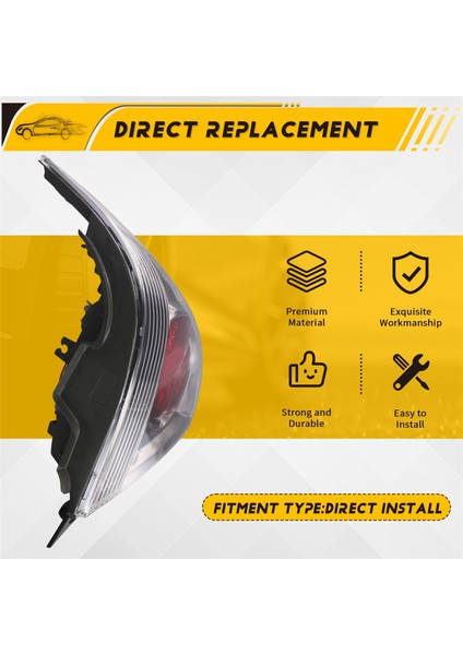 Araba LED Kuyruk Işık Arka Tampon Işık Stop Fren Lambası Lexus Altezza RS200 IS200 1998-2005 Sol (Yurt Dışından) indirimleri