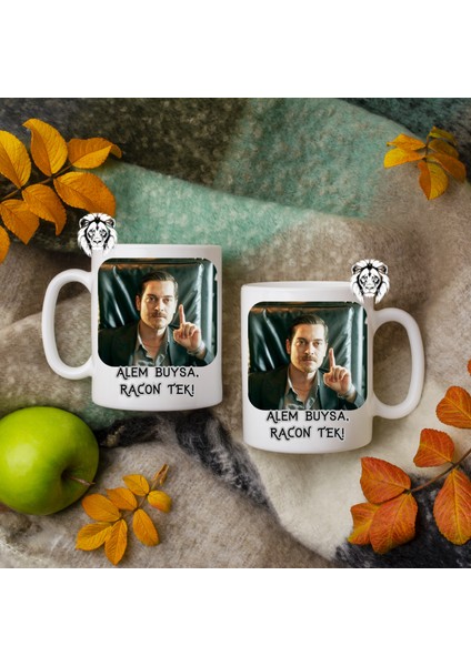 Eşref Tek "racon Tek" Baskılı Kupa Bardak 300 ml