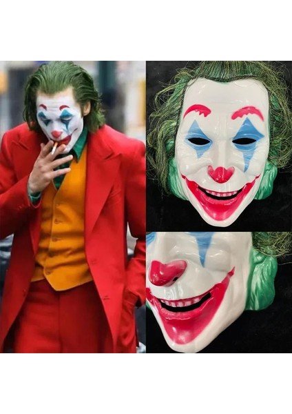 Allzey Joaquin Phoenix Joker Maskesi Yeşil Saçlı