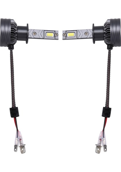 32W 12VCAR H1 3590 LED Far 6000K Işık Gücü Parlak Entegre Yüksek Kiriş ve Düşük Işın (Yurt Dışından)