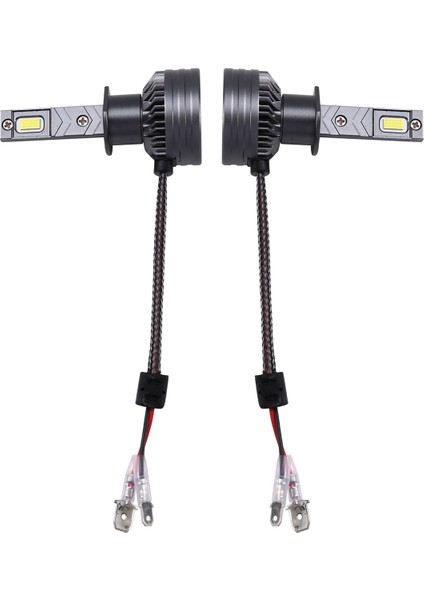 32W 12VCAR H1 3590 LED Far 6000K Işık Gücü Parlak Entegre Yüksek Kiriş ve Düşük Işın (Yurt Dışından) modelleri