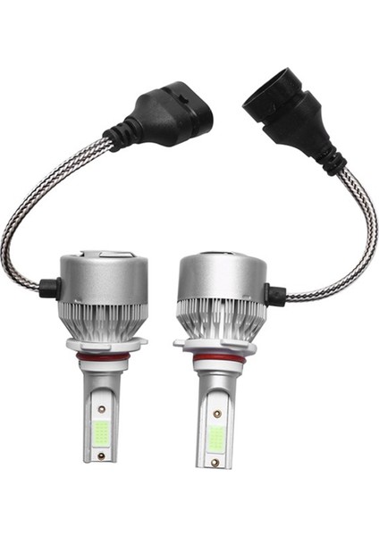 C6 LED Araç Farlı Buluşlar 2 Pcs 8000K Açık Mavi LED Sis Farları- 72W 8000LM Dönüşüm Kitleri Autolamps 9005/HB3 (Yurt Dışından)