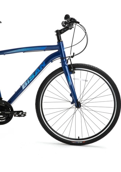 Guida 700C Trekking Bisikleti 46 cm Kadro – Lacivert / Mavi (3x7 Shimano Vites) 28 Jant fiyatları