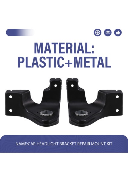 1paır L+R Ön Far Onarım Montajı Rs Braket Kitleri 2538200114 2538200214 Mercedes-Benz Glc-Sınıfı X253 2015-2019 (Yurt Dışından) fırsatları