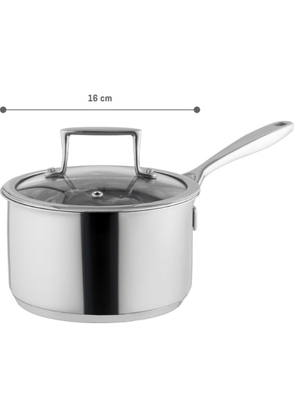 Elena Sos Tenceresi - Çelik - 16 cm