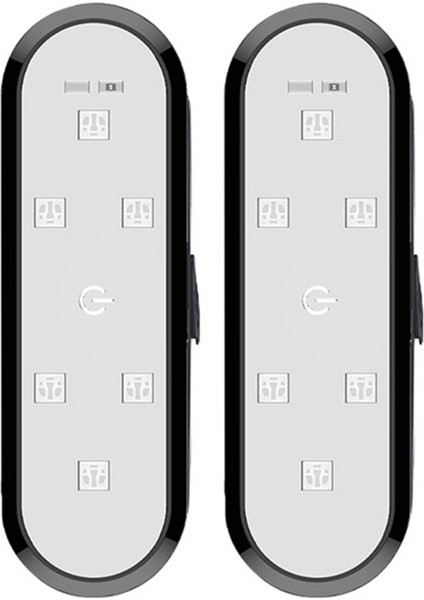 Araba Kapı Işıkları LED Hoş Geldiniz Işık Manyetik Kontrolü USB Şarj Otomatik Açık Kapı Güvenli Acil Durum Uyarı Sinyal Lambası (Yurt Dışından)