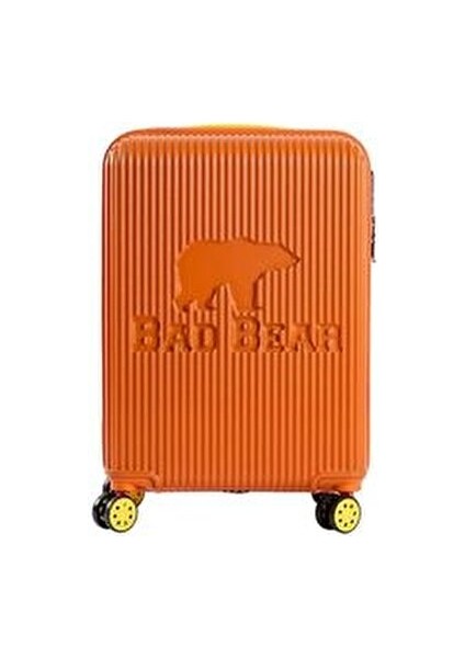 Orta Boy Teleskopik Saplı Turuncu Valiz ABS Malzeme Şifreli Kilitli