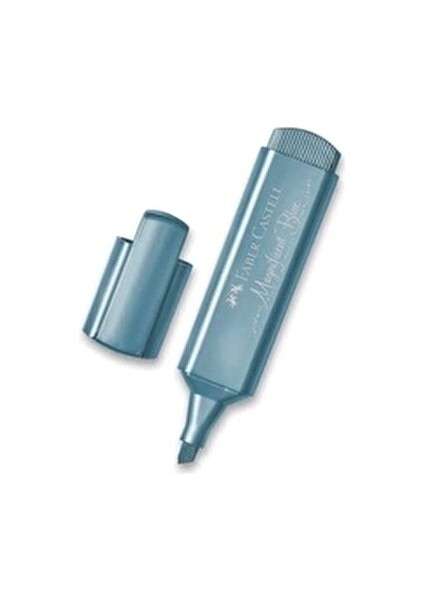 Metalik Mavi Fosforlu Kalem 1 Çift Su Bazlı Mürekkep ile Dayanıklı Kullanım modelleri