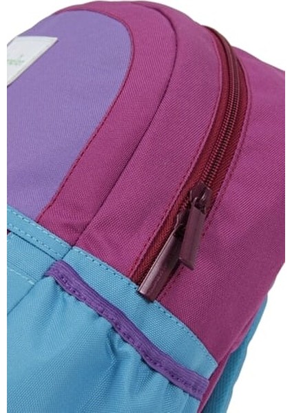 Anaokulu Çantası 31x26x13 cm 250 gr Mor ve Mavi Renkli
