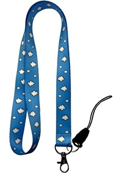 Mavi Bulut Boyun İpi 42 cm Telefon Askısı 1 Adet Canlı Renklerle Tasarlandı modelleri