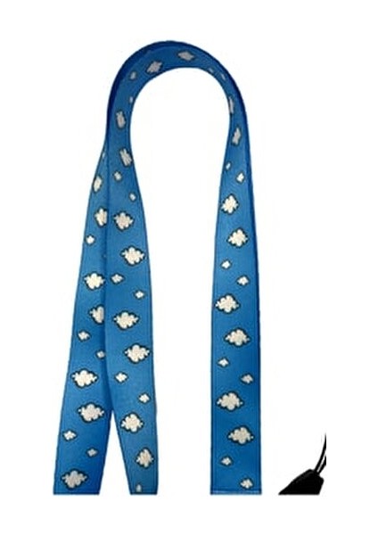 Mavi Bulut Boyun İpi 42 cm Telefon Askısı 1 Adet Canlı Renklerle Tasarlandı fırsatları