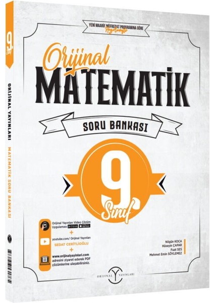 Orijinal Yayınları 9. Sınıf Orijinal Matematik Soru Bankası Paragraf 2 Deneme Hediye
