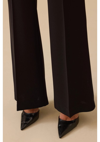 Kadın Stella Ispanyol Paça Pantolon 0026 Siyah modelleri