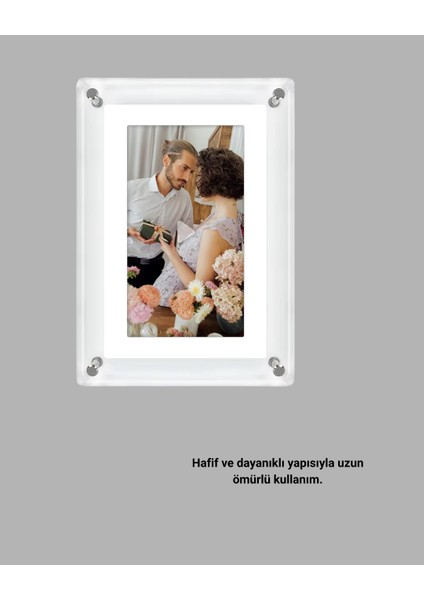 Msa-Shop Şık ve Dekoratif 7 Inç Dijital Fotoğraf Çerçevesi – Anılarınızı Sergileyin fiyatları