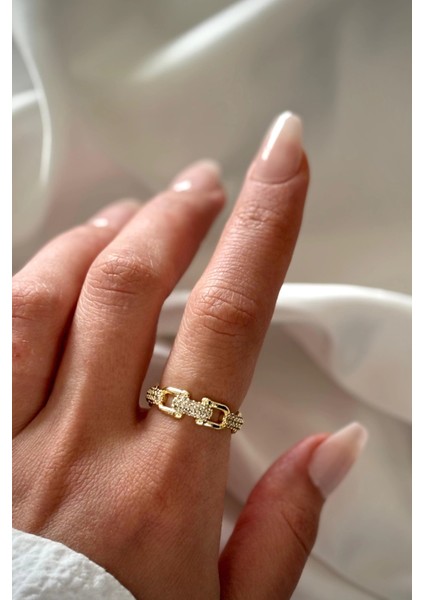 Premium Seri Chain Tasarım Model Zincir Kollu Ayarlanabilir Kadın Yüzük fiyatları