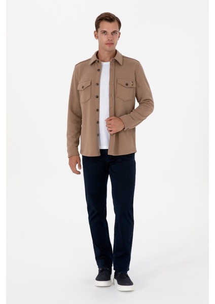 Erkek Camel Gömlek Örme 50316673-VR015 fırsatları