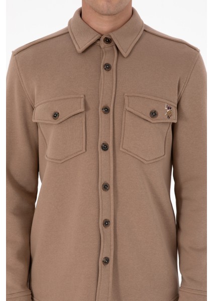 Erkek Camel Gömlek Örme 50316673-VR015