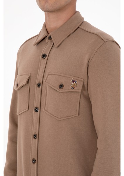 Erkek Camel Gömlek Örme 50316673-VR015