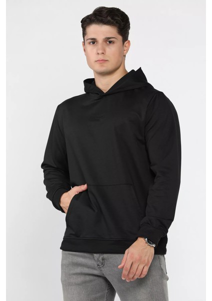 Kapüşonlu Kanguru Cepli Erkek Sweatshirt P-00018574 fiyatları