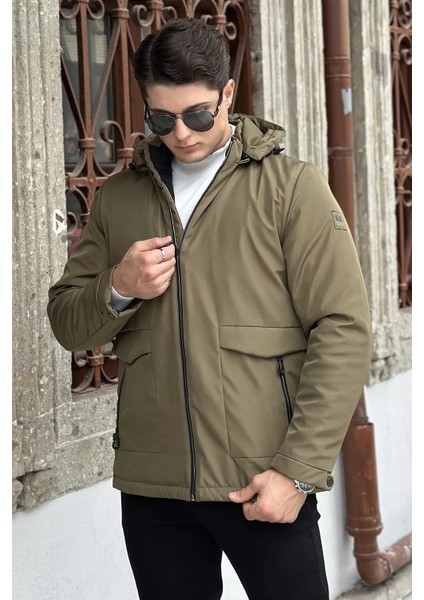 Erkek Kapüşonlu Iç Astarlı Mont P-00018588 modelleri