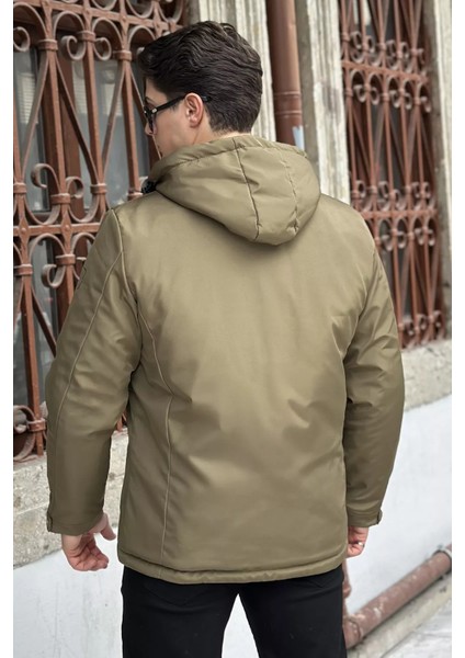 Erkek Kapüşonlu Iç Astarlı Mont P-00018588 fırsatları
