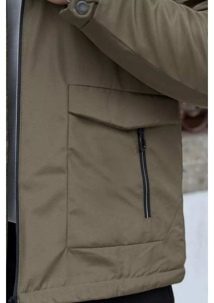 Erkek Kapüşonlu Iç Astarlı Mont P-00018588 indirimleri