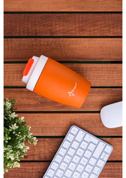 3047 Termos Turuncu Kahve Kupa 400ML fırsatları