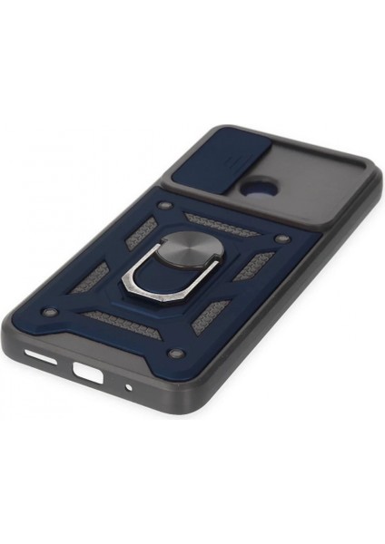 Xiaomi Redmi 10C Kılıf Pars Lens Yüzüklü Silikon - Lacivert indirimleri